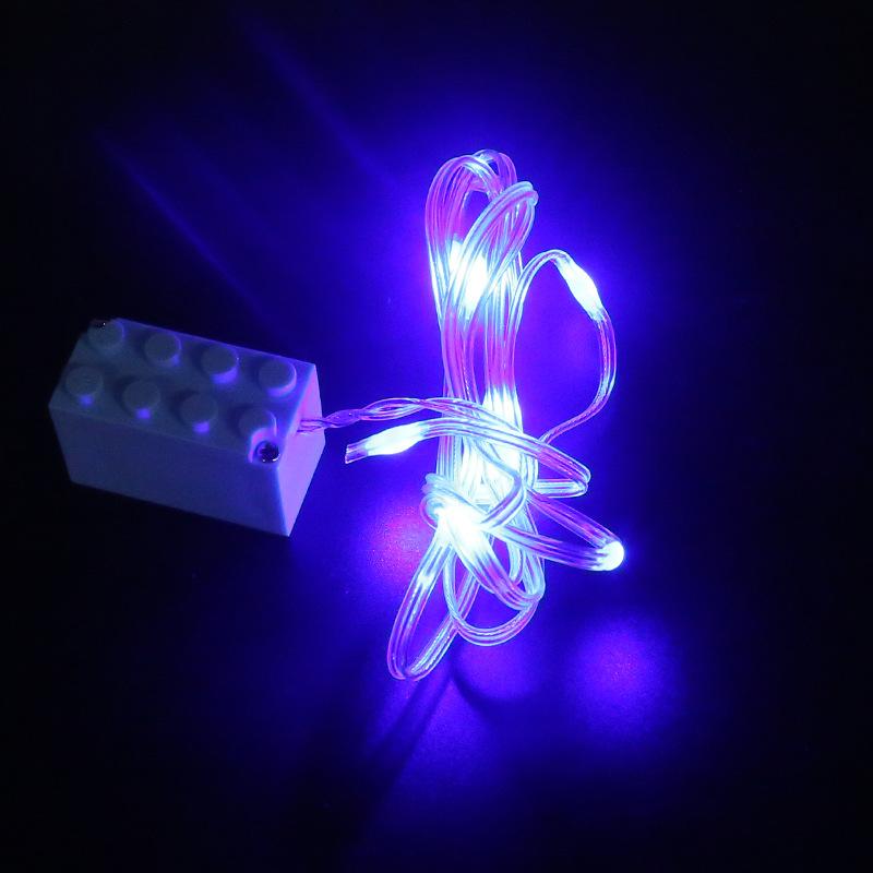 2*4 Building Block Light Lines, Led Small Particle Light Lines For Decoration, Building Block Toy Atmosphere Lighting Accessories