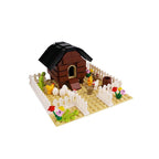 MOC Bauernhof-Szene-Bausteinset, Haus- und Gartenbausteine ¨C Montageteile