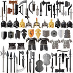 Compatible With Plastic Building Figures Accessories, Military Armor, Helmet Building Blocks, Weapon and Protective Equipment Sets