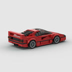 Racing Car Model Kits - F40, A Set Of Small-Particle Compatible Building Blocks, A Creative And Educational Building Toy