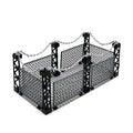 Chain Military Fence, Dinosaur Protective Net, Small Particle Building Block MOC Scene