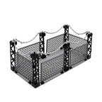 Chain Military Fence, Dinosaur Protective Net, Small Particle Building Block MOC Scene