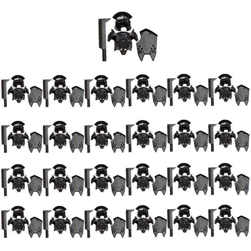 Compatible With Plastic Building Figures Accessories, Military Armor, Helmet Building Blocks, Weapon and Protective Equipment Sets