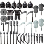 Compatible With Plastic Building Figures Accessories, Military Armor, Helmet Building Blocks, Weapon and Protective Equipment Sets