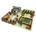 MOC Bauernhof-Szene-Bausteinset, Haus- und Gartenbausteine ¨C Montageteile