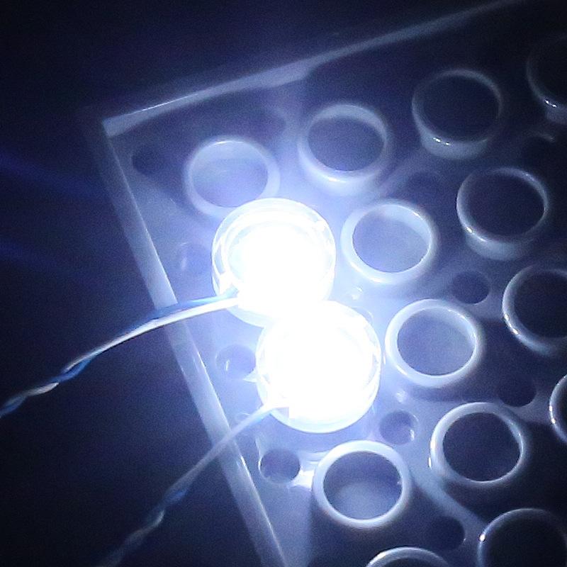 Led Circular Building Blocks, Compatible With Small Particle Lighting Accessories, Colorful Lighting Parts And Decorative Accessories