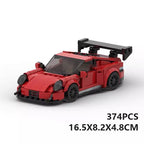 Gobricks Car Model Kits 911 GT - Compatible with Major Building Brick Brands, DIY Vehicle Building Sets for Adults & Kids, Collectible Display Models