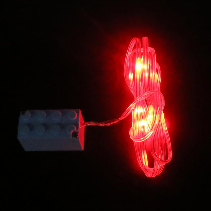 2*4 Building Block Light Lines, Led Small Particle Light Lines For Decoration, Building Block Toy Atmosphere Lighting Accessories