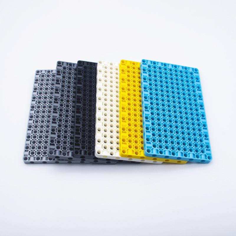 Single 39369 Mechanical Building Block Plate with Holes - 11x19 Compatible with Technic Baseplates ( Not Gobricks brand )