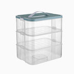 Multi-Compartment Sorting Box for Building Blocks, Parts Classification Storage Box