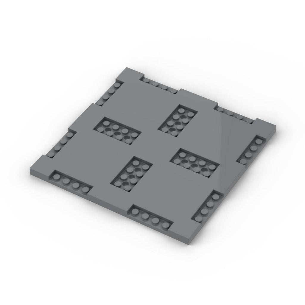 Moc Compatible Small-Particle Building Blocks, City Street Scene Building Block Set, Road Base Plate Street Scene Highway Plate Parts