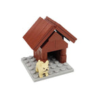 MOC Bauernhof-Szene-Bausteinset, Haus- und Gartenbausteine ¨C Montageteile