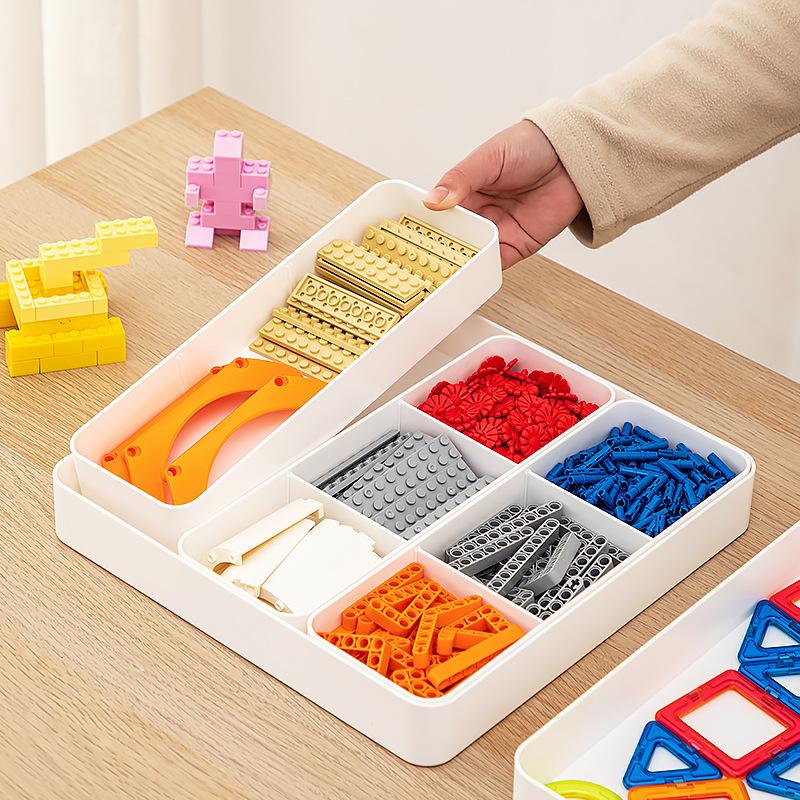 Reconfigurable Bricks Sorting Boxes, Puzzle Sorting Trays, Small Parts Storage Boxes, Bricks Storage Box