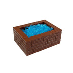 Garden Scene Building Block Parts, Compatible With Small Particle Flower Fields And Flower Beds, Botanical Garden Moc Set