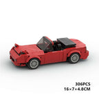 Sports Car Racing Model, Compatible With Small Particle Building Block Sets, Educational Assembly Building Block Toy