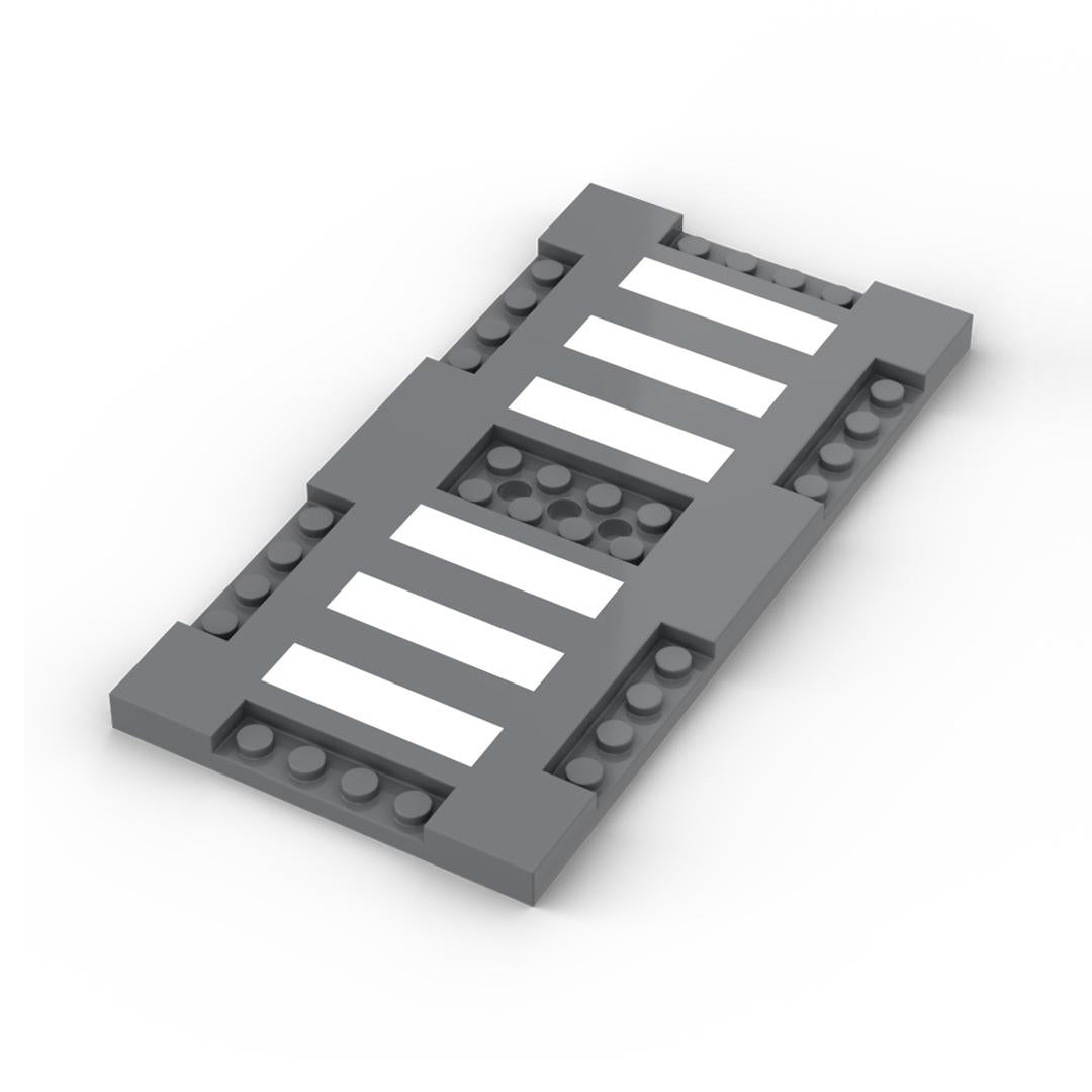 Moc Compatible Small-Particle Building Blocks, City Street Scene Building Block Set, Road Base Plate Street Scene Highway Plate Parts