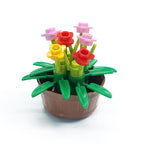 Garden Scene Building Block Parts, Compatible With Small Particle Flower Fields And Flower Beds, Botanical Garden Moc Set