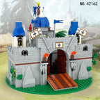 Medieval Knight Castle, compatible with small building blocks, military scene accessories - 512pcs