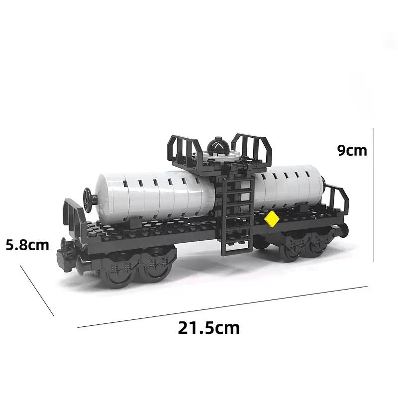 Train Track Scene, Small Particle Building Block Track Accessories, DIY Train Track Tunnel Waiting Shelter Set