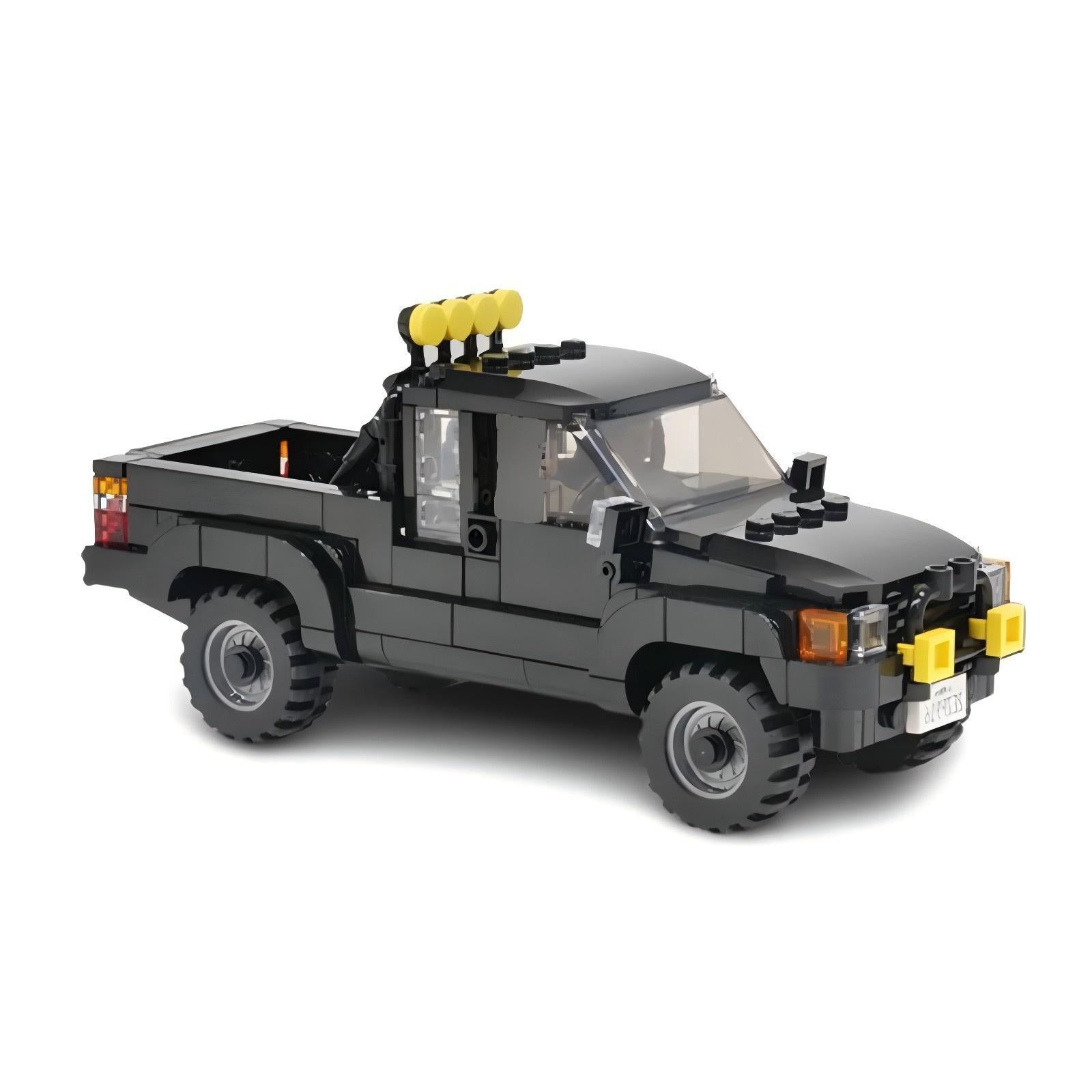 Pickup Car Model Kits, Small Particle Compatible Building Block Parts Sets, Creative Building Block Toy Gifts