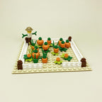 MOC Bauernhof-Szene-Bausteinset, Haus- und Gartenbausteine ¨C Montageteile