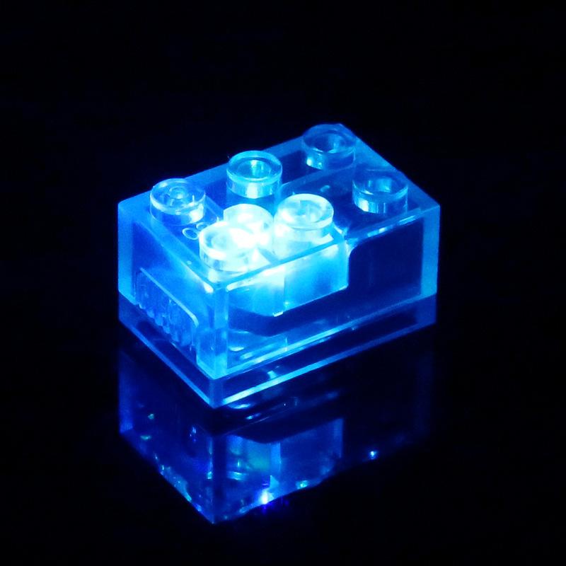 2*3 Brick Led Light Accessories, Compatible With Small Particle Building Blocks, Led Light Multi-Color Flashing Toy Accessories