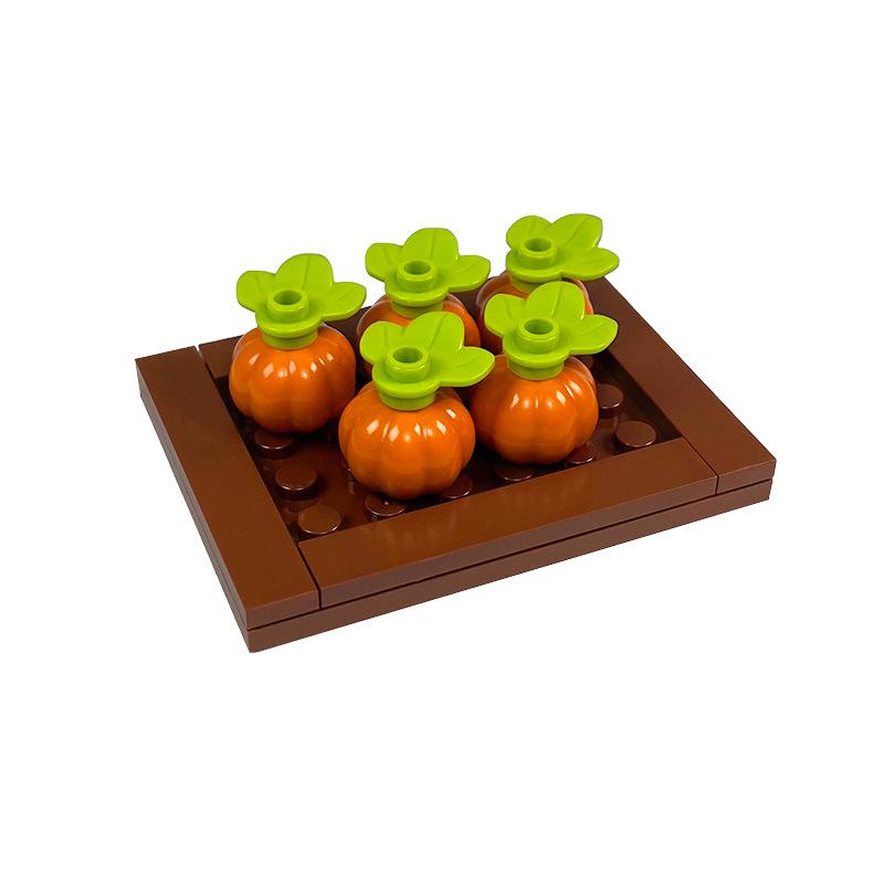 Garden Scene Building Block Parts, Compatible With Small Particle Flower Fields And Flower Beds, Botanical Garden Moc Set