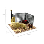 Desert Military Scene Set, Sentry Post Command Camp Scene Set, Diy Assembly Small Particle Building Block Moc Scene - SKU - OurGobricks
