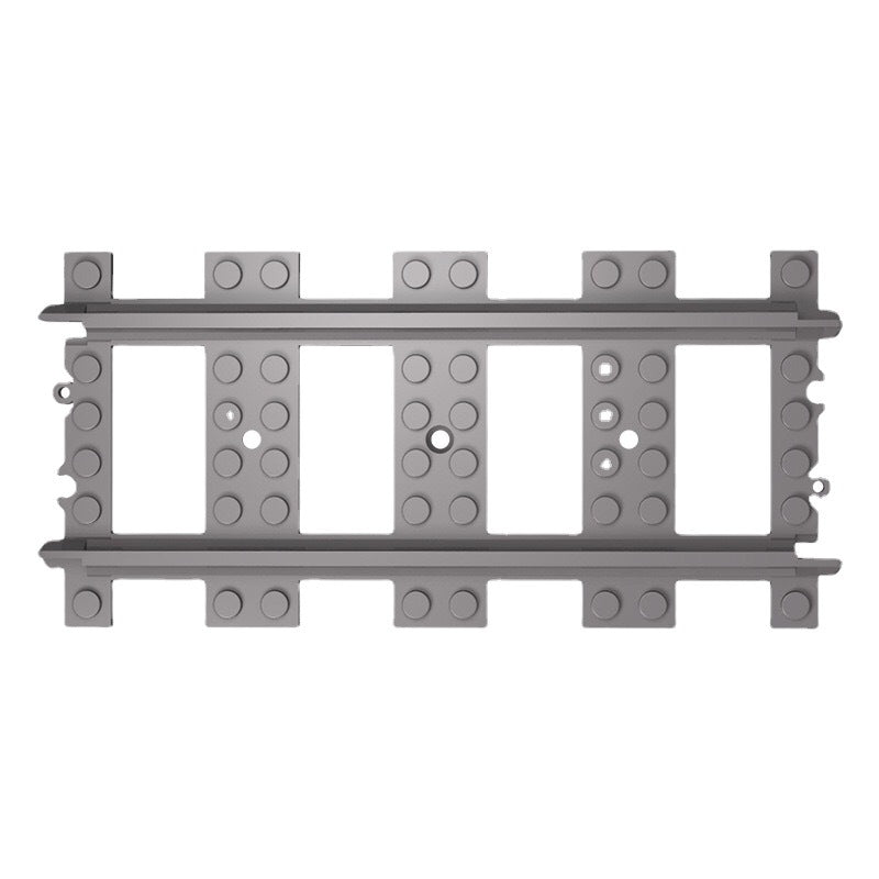 Train Track Scene, Small Particle Building Block Track Accessories, DIY Train Track Tunnel Waiting Shelter Set