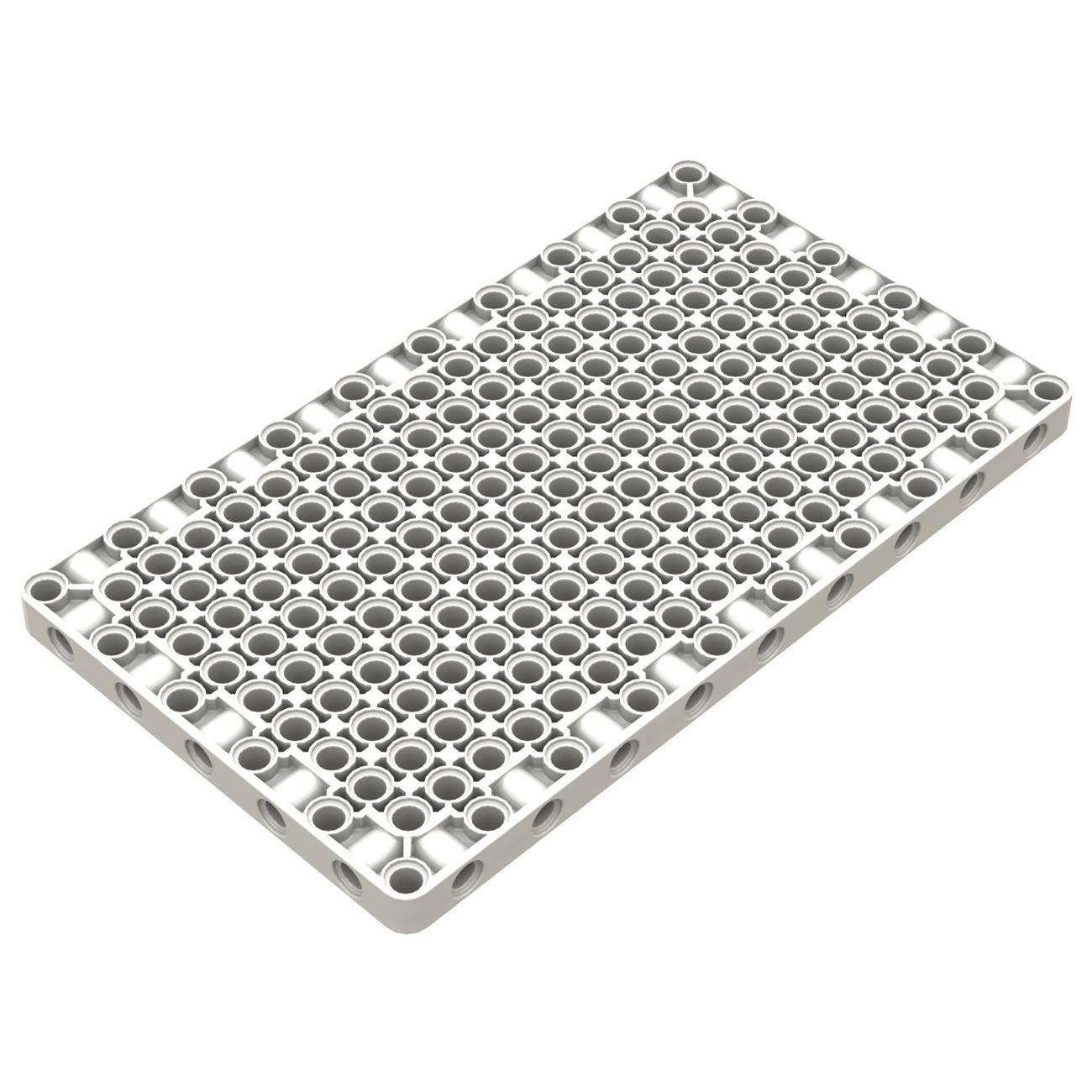Single 39369 Mechanical Building Block Plate with Holes - 11x19 Compatible with Technic Baseplates ( Not Gobricks brand )