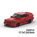 Building Block Car Model Kit - M3 E36, Compatible with Small Particle Building Bricks Set, Toy Gift for Boys & Teens