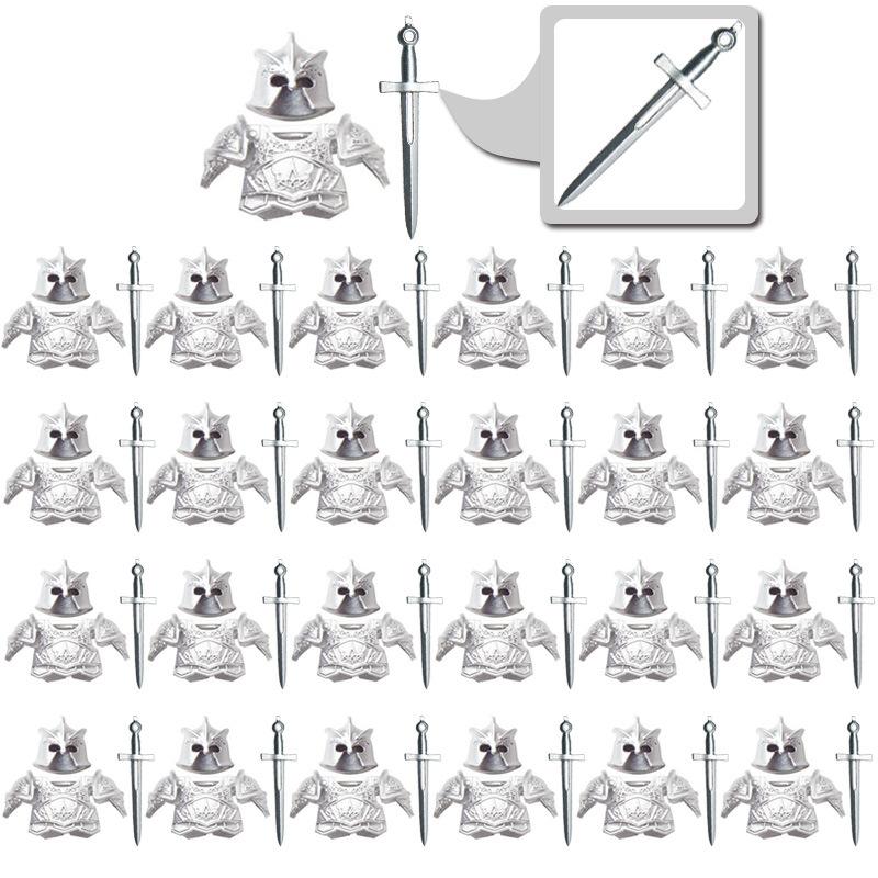 Compatible With Plastic Building Figures Accessories, Military Armor, Helmet Building Blocks, Weapon and Protective Equipment Sets