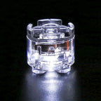 2*2 Circular Building Block Lamp, Compatible With Small Particle Building Block Parts, Led Light Multi-Color Flashing Toy Accessories