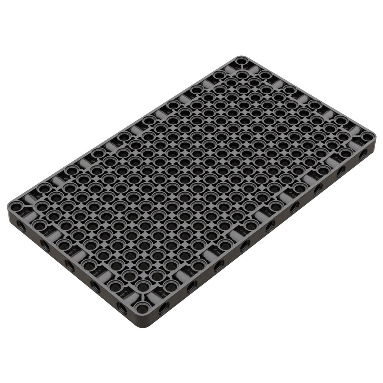 Single 39369 Mechanical Building Block Plate with Holes - 11x19 Compatible with Technic Baseplates ( Not Gobricks brand )