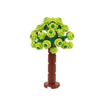MOC Home Garden Scene Parts Set, Flower and Tree Plant Building Block Set, Wedding Courtyard Scene
