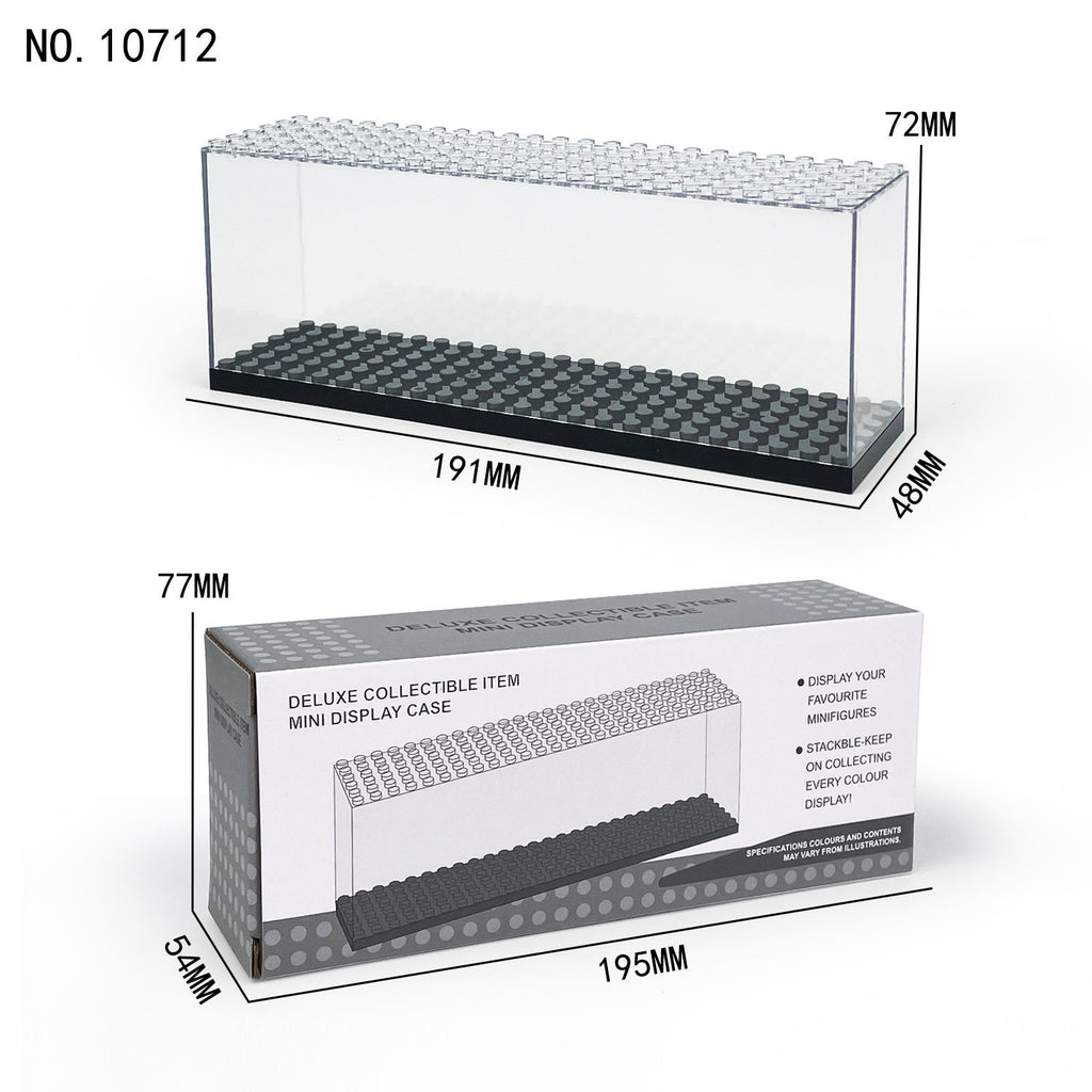 Acrylic Stepped Display Stand, Acrylic Bricks Figures Display Box