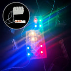 Compatible With Small Particle 2*4 Led Lights, Led Lighting Building Block Parts And Accessories, Decorative Parts And Lighting Accessories X3