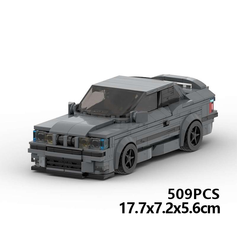 Building Block Car Model Kit - M3 E36, Compatible with Small Particle Building Bricks Set, Toy Gift for Boys & Teens