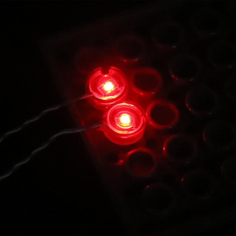 Led Circular Building Blocks, Compatible With Small Particle Lighting Accessories, Colorful Lighting Parts And Decorative Accessories