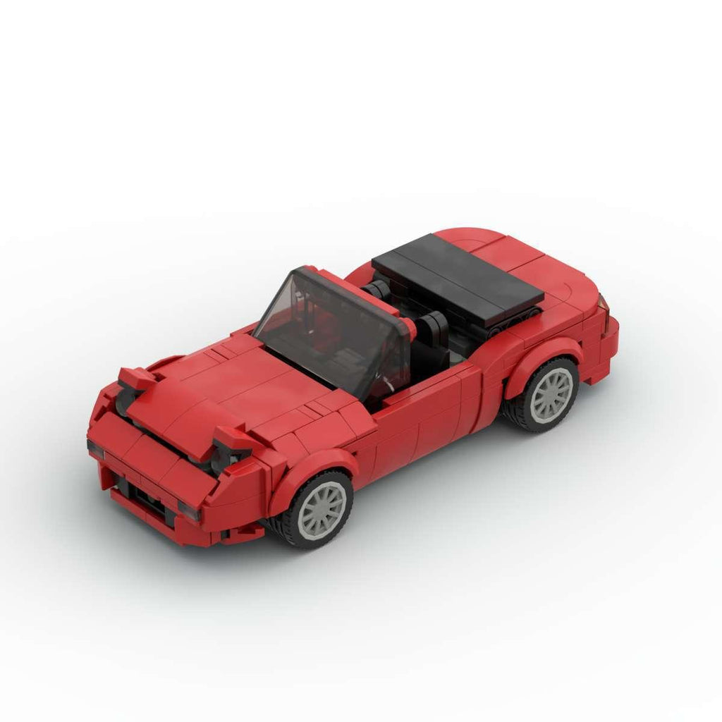 Sports Car Racing Model, Compatible With Small Particle Building Block Sets, Educational Assembly Building Block Toy