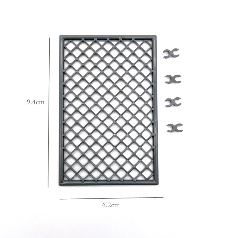 Warning and protective netting building blocks, military fence scene accessories, plastic wire fence - SKU - OurGobricks