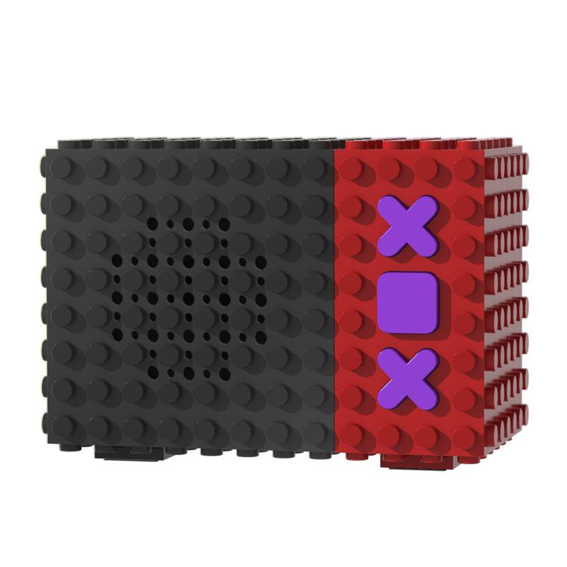 New Building Block Bluetooth Speaker, Mini Speaker with Loud Volume, Compatible with MOC Building Block Accessories.