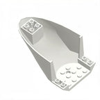 87616 Small Building Blocks Parts, compatible with 6x10 Aircraft Tail Bottom Parts (NOT Gobricks Brand)