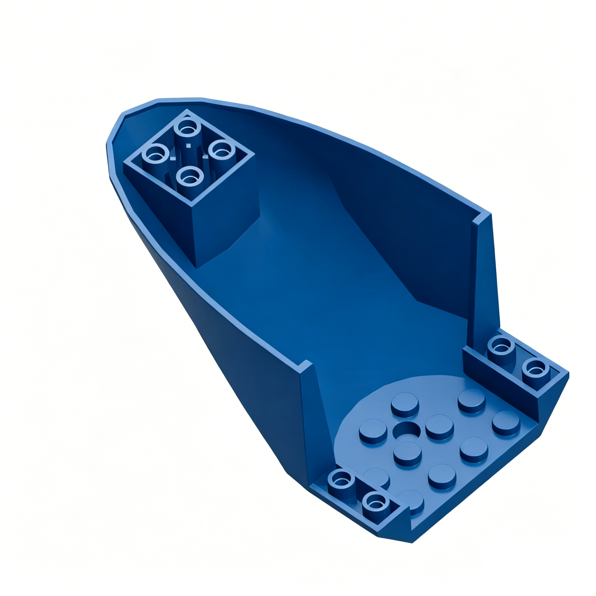 87616 Small Building Blocks Parts, compatible with 6x10 Aircraft Tail Bottom Parts (NOT Gobricks Brand)