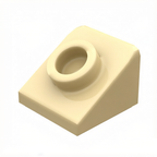 kf-0158 Small-scale 1x1x2/3 Sloped Brick with Stud (Special MOC Part/Accessory), 100g (approx. 458 pieces), Non-GoBricks brand