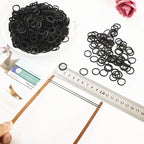 DIY Black Rubber Bands, MOC Special Rubber Rings - 10 pcs - SKU - OurGobricks