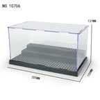 Acrylic Stepped Display Stand, Acrylic Bricks Figures Display Box