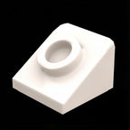 kf-0158 Small-scale 1x1x2/3 Sloped Brick with Stud (Special MOC Part/Accessory), 100g (approx. 458 pieces), Non-GoBricks brand