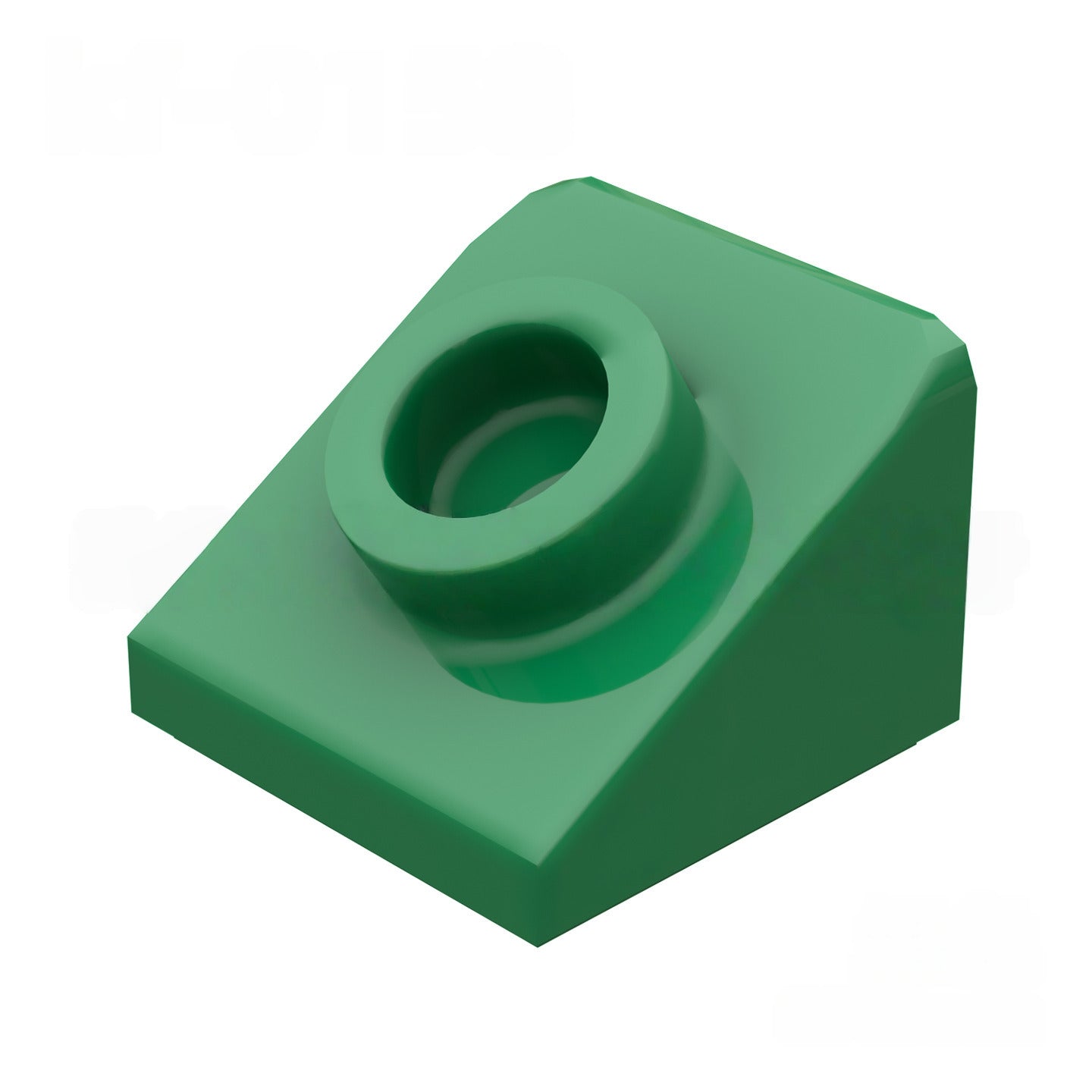 kf-0158 Small-scale 1x1x2/3 Sloped Brick with Stud (Special MOC Part/Accessory), 100g (approx. 458 pieces), Non-GoBricks brand
