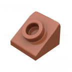 kf-0158 Small-scale 1x1x2/3 Sloped Brick with Stud (Special MOC Part/Accessory), 100g (approx. 458 pieces), Non-GoBricks brand